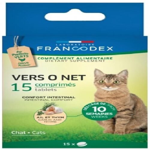 Vers O net vermifuges chatons et chats 15 comprimés
